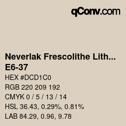 Code couleur: Neverlak Frescolithe Lithox Putop - E6-37 | qconv.com