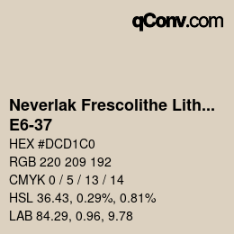 カラーコード: Neverlak Frescolithe Lithox Putop - E6-37 | qconv.com