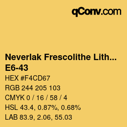Code couleur: Neverlak Frescolithe Lithox Putop - E6-43 | qconv.com