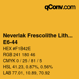 Color code: Neverlak Frescolithe Lithox Putop - E6-44 | qconv.com