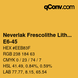 Code couleur: Neverlak Frescolithe Lithox Putop - E6-45 | qconv.com
