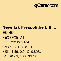 Farbcode: Neverlak Frescolithe Lithox Putop - E6-46 | qconv.com