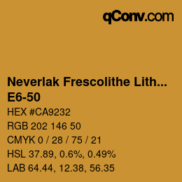 Código de color: Neverlak Frescolithe Lithox Putop - E6-50 | qconv.com