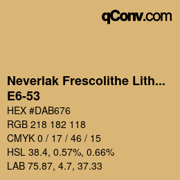 Farbcode: Neverlak Frescolithe Lithox Putop - E6-53 | qconv.com