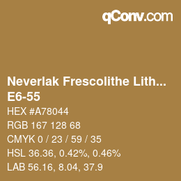 Color code: Neverlak Frescolithe Lithox Putop - E6-55 | qconv.com