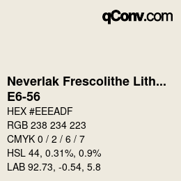 Color code: Neverlak Frescolithe Lithox Putop - E6-56 | qconv.com