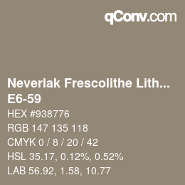 Farbcode: Neverlak Frescolithe Lithox Putop - E6-59 | qconv.com