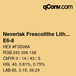 Code couleur: Neverlak Frescolithe Lithox Putop - E6-8 | qconv.com