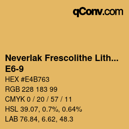 Código de color: Neverlak Frescolithe Lithox Putop - E6-9 | qconv.com