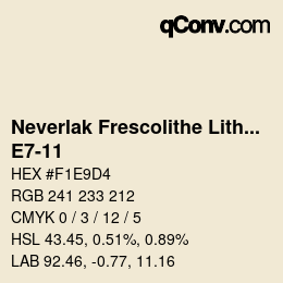 Farbcode: Neverlak Frescolithe Lithox Putop - E7-11 | qconv.com