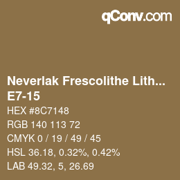 Code couleur: Neverlak Frescolithe Lithox Putop - E7-15 | qconv.com