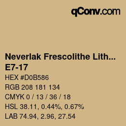 カラーコード: Neverlak Frescolithe Lithox Putop - E7-17 | qconv.com
