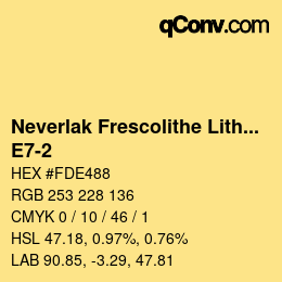 Código de color: Neverlak Frescolithe Lithox Putop - E7-2 | qconv.com
