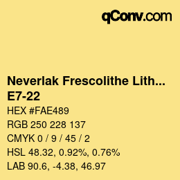 Farbcode: Neverlak Frescolithe Lithox Putop - E7-22 | qconv.com