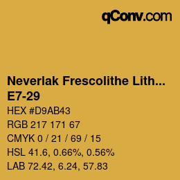 Code couleur: Neverlak Frescolithe Lithox Putop - E7-29 | qconv.com