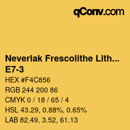 Código de color: Neverlak Frescolithe Lithox Putop - E7-3 | qconv.com