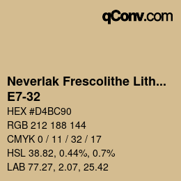 Código de color: Neverlak Frescolithe Lithox Putop - E7-32 | qconv.com
