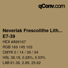 カラーコード: Neverlak Frescolithe Lithox Putop - E7-39 | qconv.com
