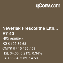 Code couleur: Neverlak Frescolithe Lithox Putop - E7-40 | qconv.com
