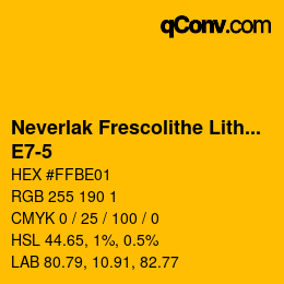 Código de color: Neverlak Frescolithe Lithox Putop - E7-5 | qconv.com