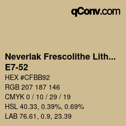 Code couleur: Neverlak Frescolithe Lithox Putop - E7-52 | qconv.com