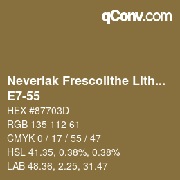 Farbcode: Neverlak Frescolithe Lithox Putop - E7-55 | qconv.com