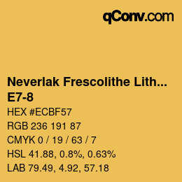 Código de color: Neverlak Frescolithe Lithox Putop - E7-8 | qconv.com