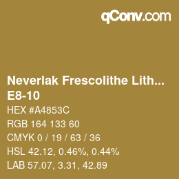 Code couleur: Neverlak Frescolithe Lithox Putop - E8-10 | qconv.com