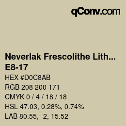 Farbcode: Neverlak Frescolithe Lithox Putop - E8-17 | qconv.com