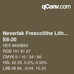 Code couleur: Neverlak Frescolithe Lithox Putop - E8-20 | qconv.com