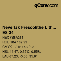 Code couleur: Neverlak Frescolithe Lithox Putop - E8-34 | qconv.com