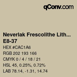 Code couleur: Neverlak Frescolithe Lithox Putop - E8-37 | qconv.com