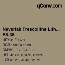 Code couleur: Neverlak Frescolithe Lithox Putop - E8-38 | qconv.com