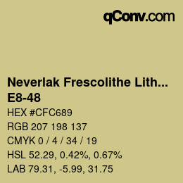 Code couleur: Neverlak Frescolithe Lithox Putop - E8-48 | qconv.com