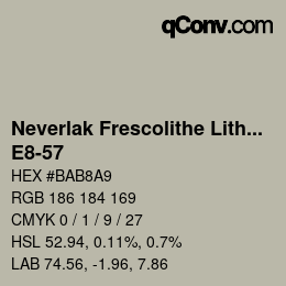 Code couleur: Neverlak Frescolithe Lithox Putop - E8-57 | qconv.com