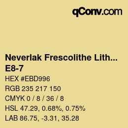 Código de color: Neverlak Frescolithe Lithox Putop - E8-7 | qconv.com
