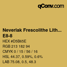 Color code: Neverlak Frescolithe Lithox Putop - E8-8 | qconv.com