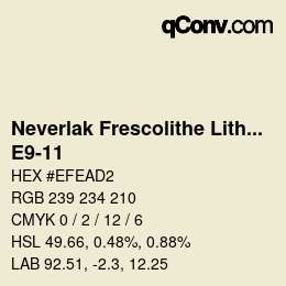 Farbcode: Neverlak Frescolithe Lithox Putop - E9-11 | qconv.com