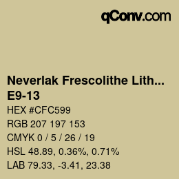 Color code: Neverlak Frescolithe Lithox Putop - E9-13 | qconv.com