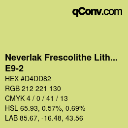 Code couleur: Neverlak Frescolithe Lithox Putop - E9-2 | qconv.com