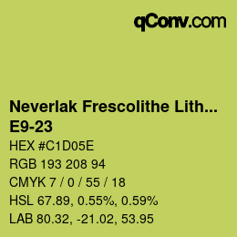 Código de color: Neverlak Frescolithe Lithox Putop - E9-23 | qconv.com