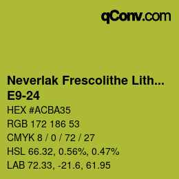 Código de color: Neverlak Frescolithe Lithox Putop - E9-24 | qconv.com