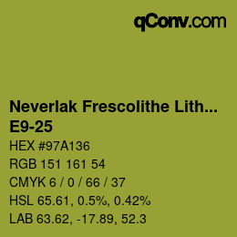 Color code: Neverlak Frescolithe Lithox Putop - E9-25 | qconv.com