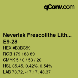 カラーコード: Neverlak Frescolithe Lithox Putop - E9-28 | qconv.com