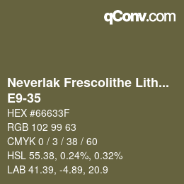 Code couleur: Neverlak Frescolithe Lithox Putop - E9-35 | qconv.com