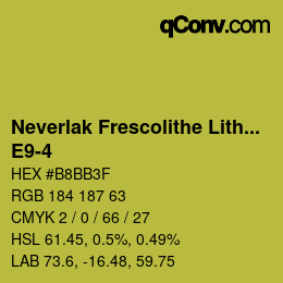 Color code: Neverlak Frescolithe Lithox Putop - E9-4 | qconv.com