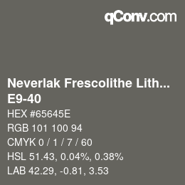 Farbcode: Neverlak Frescolithe Lithox Putop - E9-40 | qconv.com
