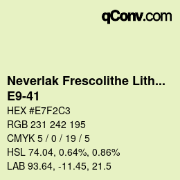 Farbcode: Neverlak Frescolithe Lithox Putop - E9-41 | qconv.com