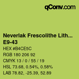 Code couleur: Neverlak Frescolithe Lithox Putop - E9-43 | qconv.com