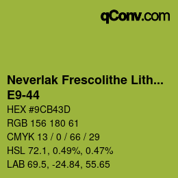 Código de color: Neverlak Frescolithe Lithox Putop - E9-44 | qconv.com